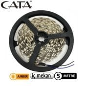 CATA CT 4485 10 Çip Şerit Led AMBER İÇ MEKAN 5 METRE FİYATIDIR