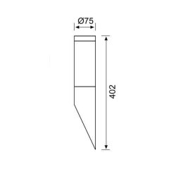 Bahçe Duvar APLİK Aydınlatma Armatürü - Paslanmaz Çelik - JG821 SS Alım Yapmadan Önce Stok Bilgisi Alınız