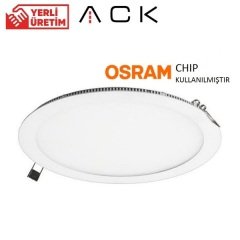 12W Sıva Altı Yuvarlak Led Panel Beyaz Kasa Günışığı 3000K - AP01-01200 Alım Yapmadan Önce Stok Bilgisi Alınız