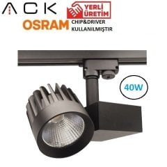 40W Ledli Ray Spot - Siyah Kasa -MONOFAZE Soketli -3000K-AD30-14601 Alım Yapmadan Önce Stok Bilgisi Alınız