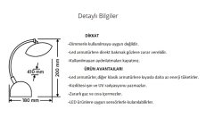 6W Kuğu Ledli Tablo Aplik 41 cm