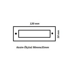 1,5W Panel Kasalı Yürüme Yolu İç Mekan Koridor Aydınlatma Armatürü Günışığı 3000K  AH07-01104