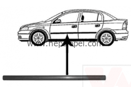 Opel Astra G Ön Kapı Bandı Sol Taraf Düz Armasız