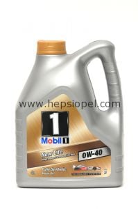 Mobil 0W-40 Tam Sentetik New Life 4 Lt.