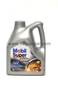 Mobil Super 3000 5W-30 4 Lt. Tam Sentetik