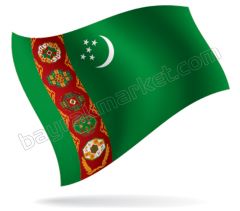 Türkmenistan Masa Bayrağı