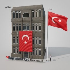 Alpaka Türk Bayrakları