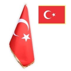 Türk Makam Bayrağı (Simli-Telalı)