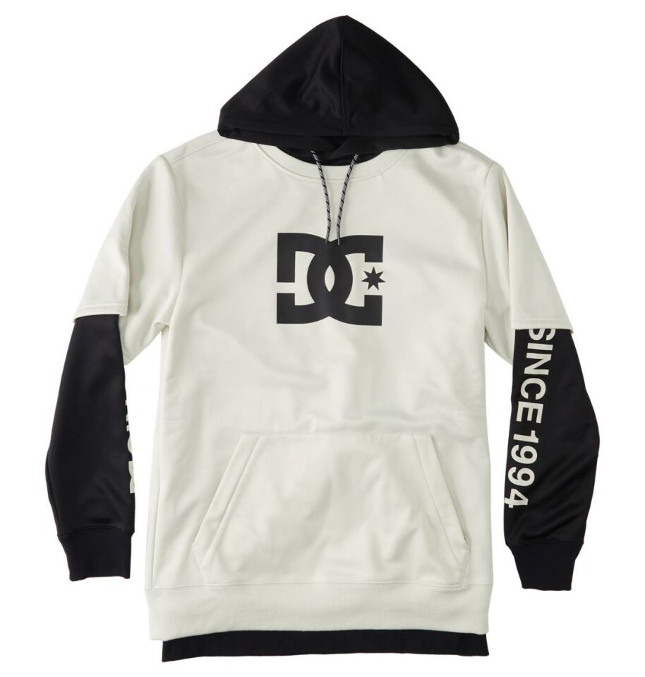 DC Shoes Dryden Erkek Kapüşonlu Sweatshirt-ADYFT03375SLV