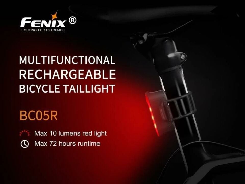 Fenix BC05R 10 Lümen Şarj Edilebilir Bisiklet Arka Işığı-FENİXBC05R