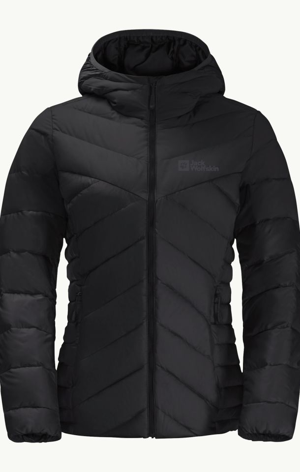 Jack Wolfskin Tundra Down Hoddy Kadın Outdoor Mont-1206642BLK