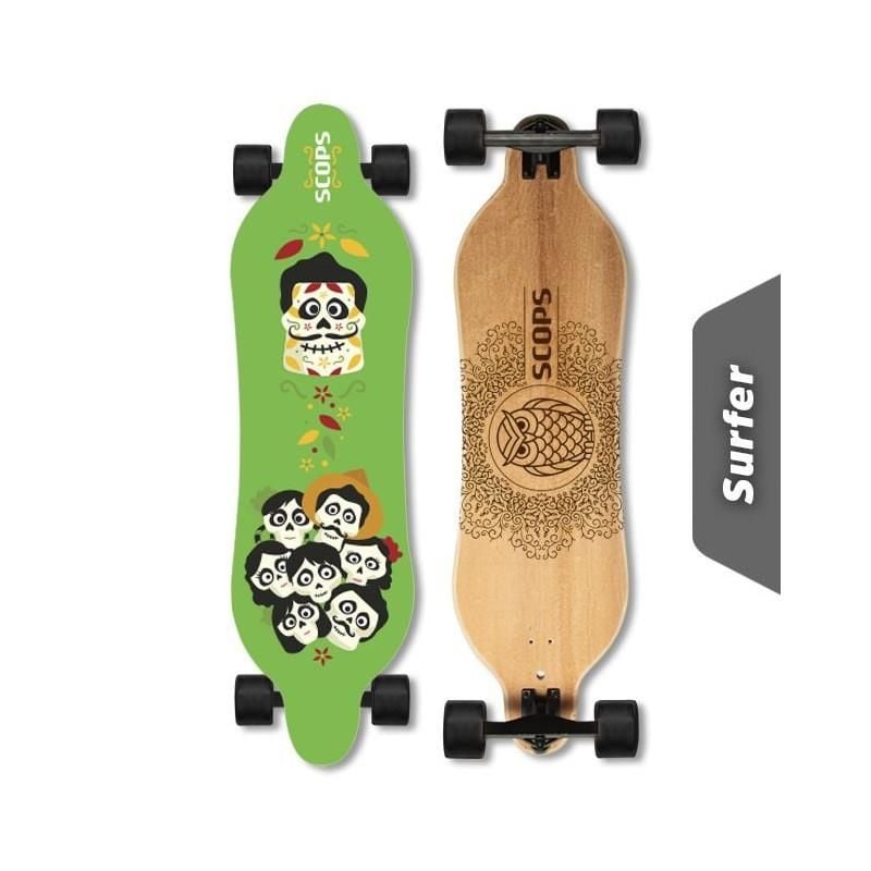 Scops Longboard Kaykay-SKULL - LS30