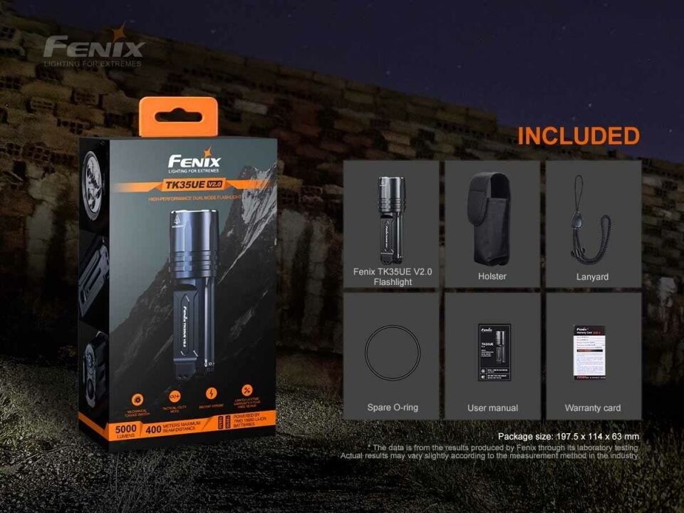 Fenix TK35 UE V2.0 5000 Lümen El Feneri-FENİXTK35UEV