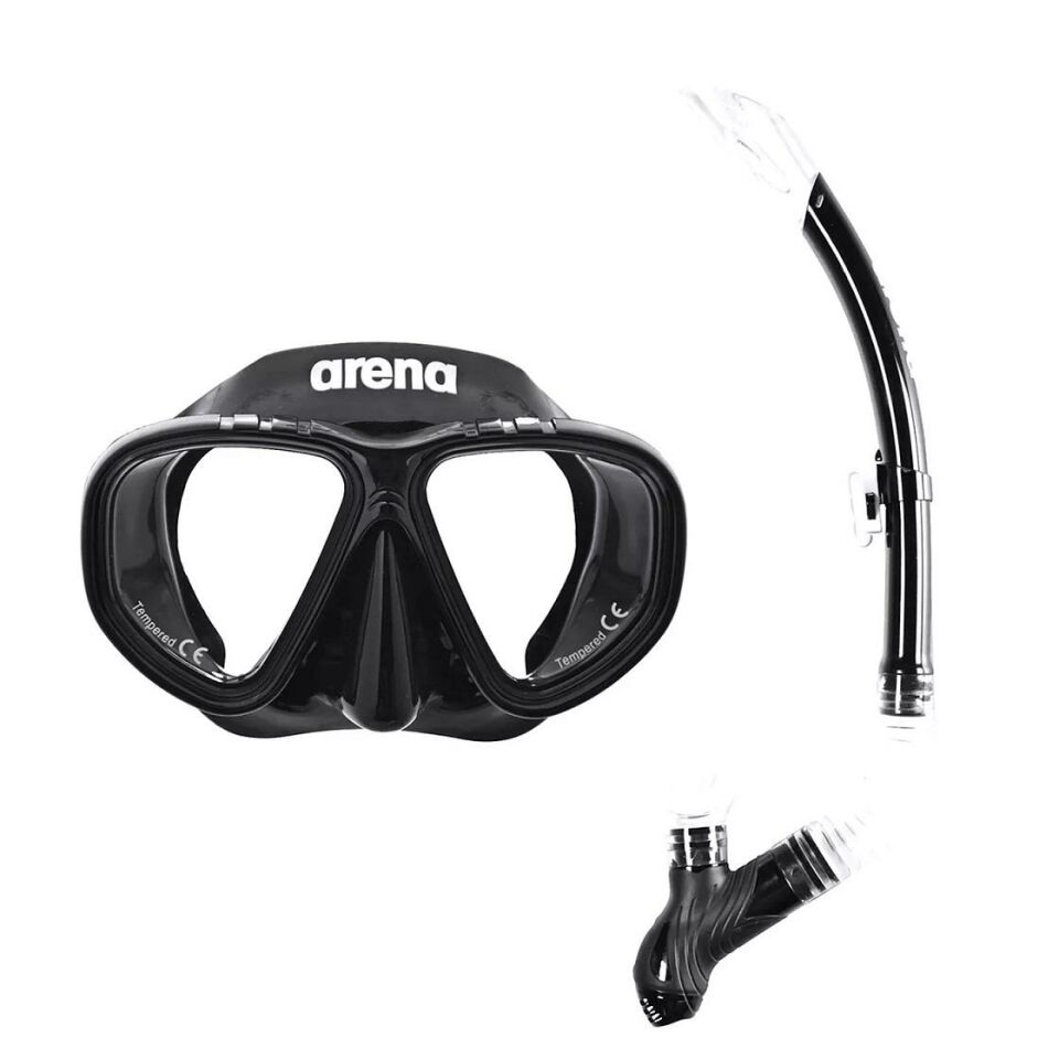 Arena Premium Snorkeling Set Jr Çocuk Yüzücü Şnorkel-AR002019505BLK