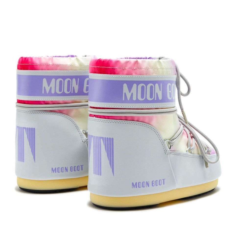 Moon Boot Icon Low Tie Dye Kadın Kar Botu-14094200GGR