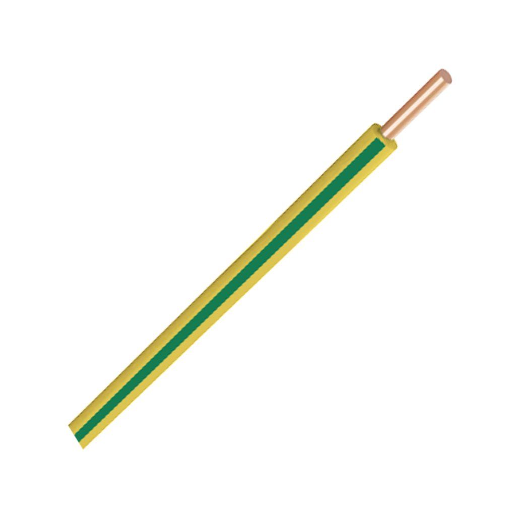 Hes H07V-U (NYA) Sarı-Yeşil Kablo 6mm²