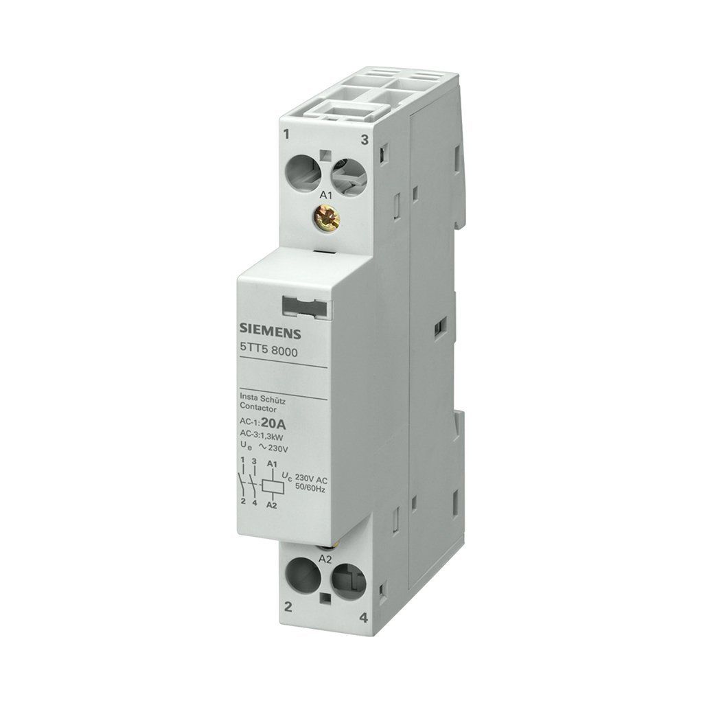 Siemens 5TT5800-0 Insta Kontaktör 20A/250V 2No