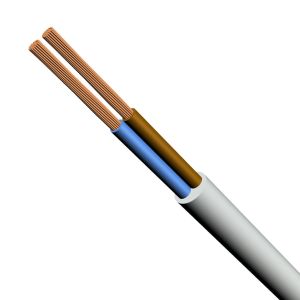 Alkan H05VV-F (TTR) Beyaz Kablo 3x1,5mm²
