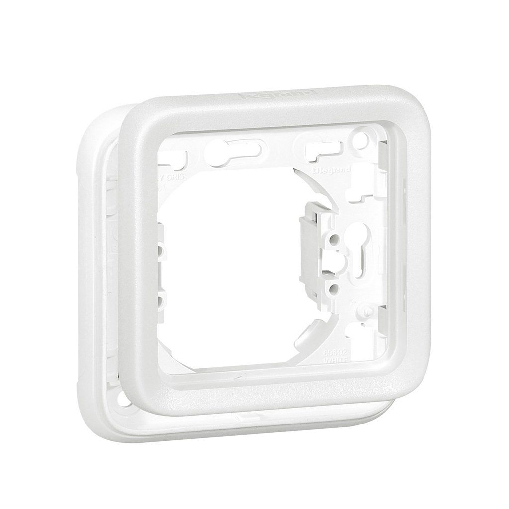 Legrand Plexo Beyazı P55 Antimikrobiyel Tekli Sıva Altı Montaj İçin Kaide + Çerçeve 070792