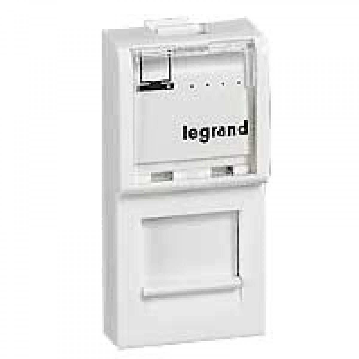 Legrand Rj11 - 4Kontak, Kapaklı, 1Mod Priz 074261 074261