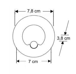 Cata 1.5W Radar Sensörlü Koridor Yuvarlak 6400K Ct-5174B