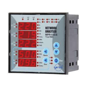 Entes MPR-53S-96 96x96 45-265V Ac/Dc Elektronik Şebeke Analizoru Ct-25Li M1162