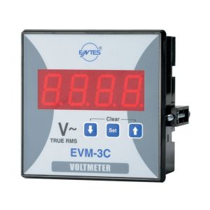 Entes EVM-3C-96 96x96 220Vac T/İ Elektronik Voltmetre M0025