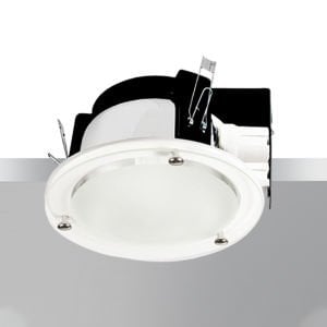 Aklight 2X18 6 Inç Dış Camlı Beyaz