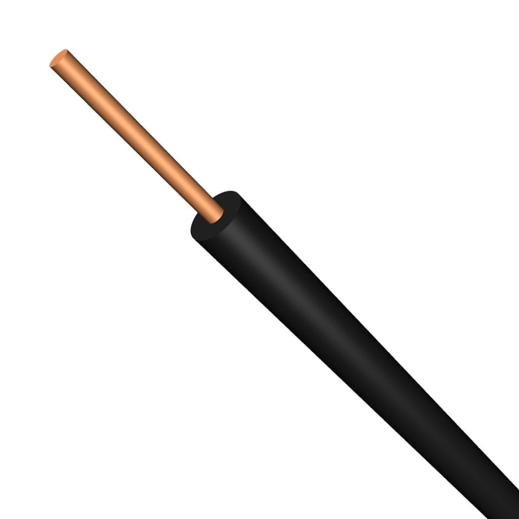 Alkan H07Z1-U (NYA HF) Siyah Kablo 2,5mm²