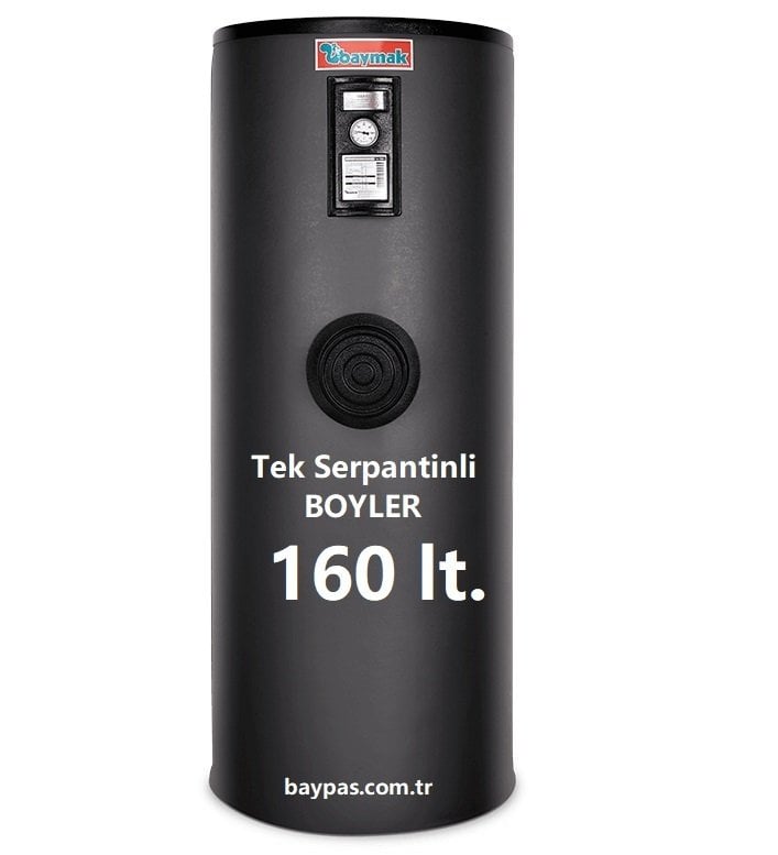 Tek Serpantinli Boyler 160 lt