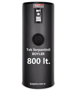 Tek Serpantinli Boyler 800 lt