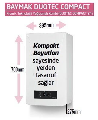 Duotec Compact Premix 30 kw yoğuşmalı kombi