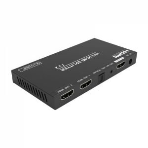 2 Port HDMI Splitter - (Hdmi 2.0b 4K60Hz HDR, Optic Ses Çıkış)