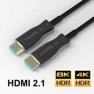 Fiber Hdmi 2.1, 2.0b 25 metre AOC Active Optical Fiber HDMI Kablo