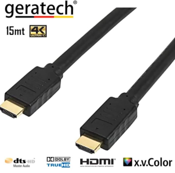 Geratech 15 metre Premium HDMI Kablo - 15 Mt.