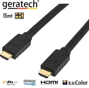 Geratech 15 metre Premium HDMI Kablo - 15 Mt.