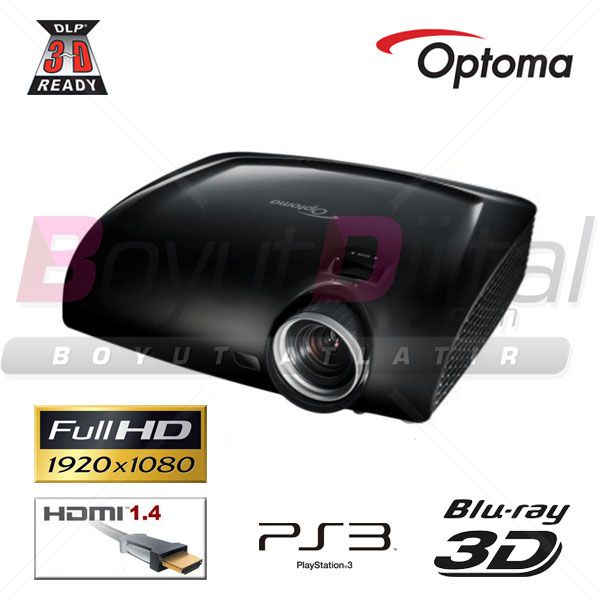 Optoma HD300X 3D Projeksiyon Cihazı - DLP 3D Ready - HDMI 1.4 Uyumlu Full HD (1080p) 3D Projektör