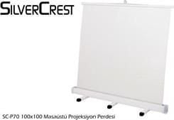 SilverCrest 100x100 Masa Üstü Storlu Projeksiyon Perdesi - SC-P70