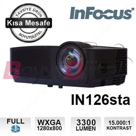 Infocus IN126STa Kısa Mesafe Projeksiyon Cihazı