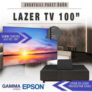 Epson LS500 Android TV Edition 4K UST Lazer TV Paketi 100'' EPSNALRUST100