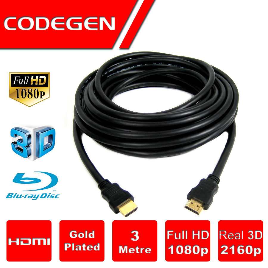 Codegen 5 Mt HDMI 1.4 Kablo 5 Metre