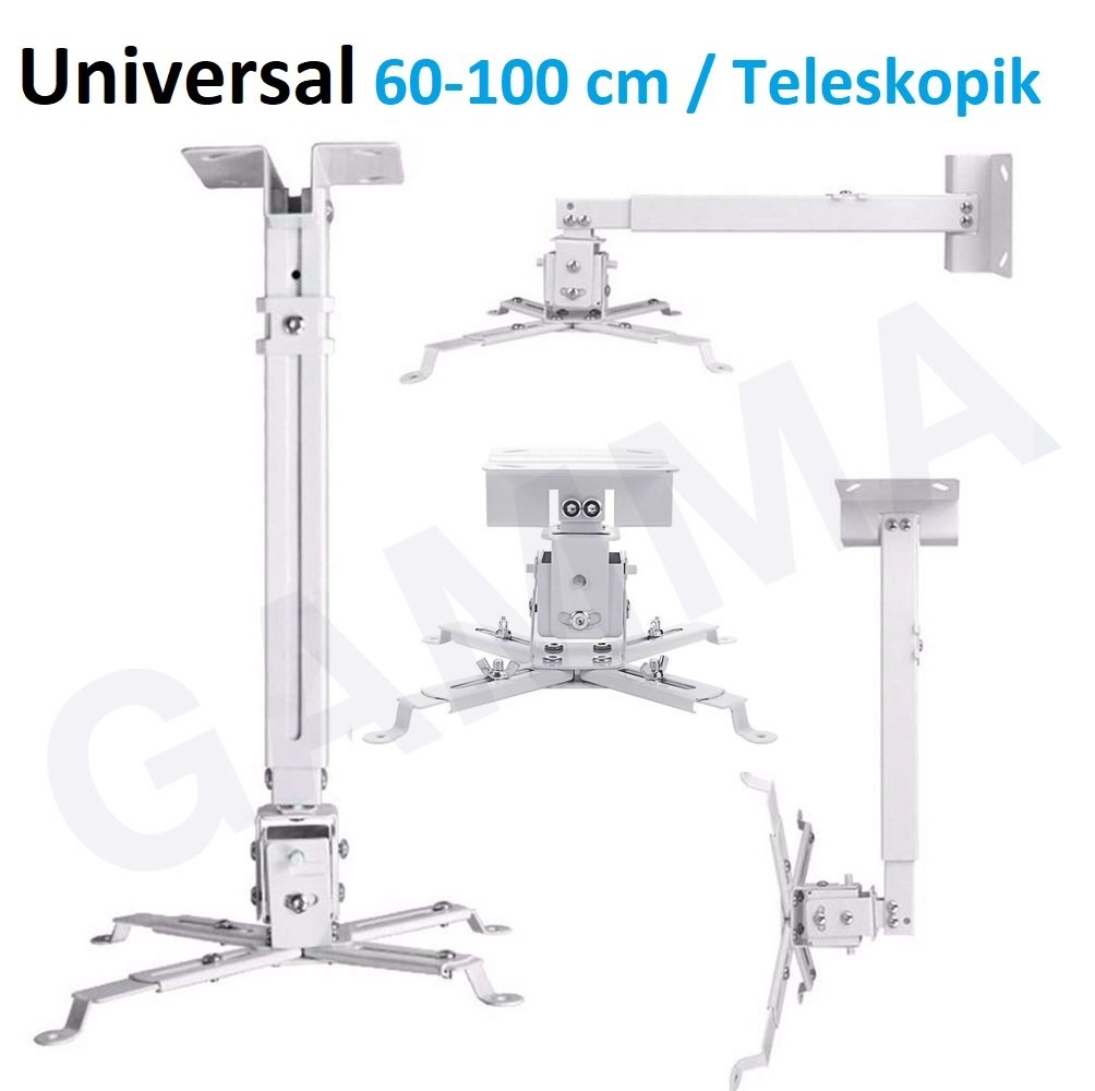Universal H50 60-100 Cm Teleskopik Projeksiyon Askı Aparatı