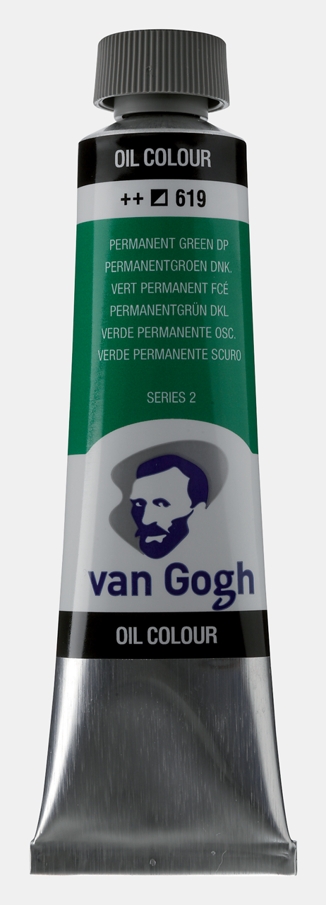 619 Permanent Green Deep Van Gogh  Serie 2