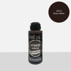 Cadence Hybrid Multisurface Akrilik Boya H-018 Koyu Kahve 120 ml