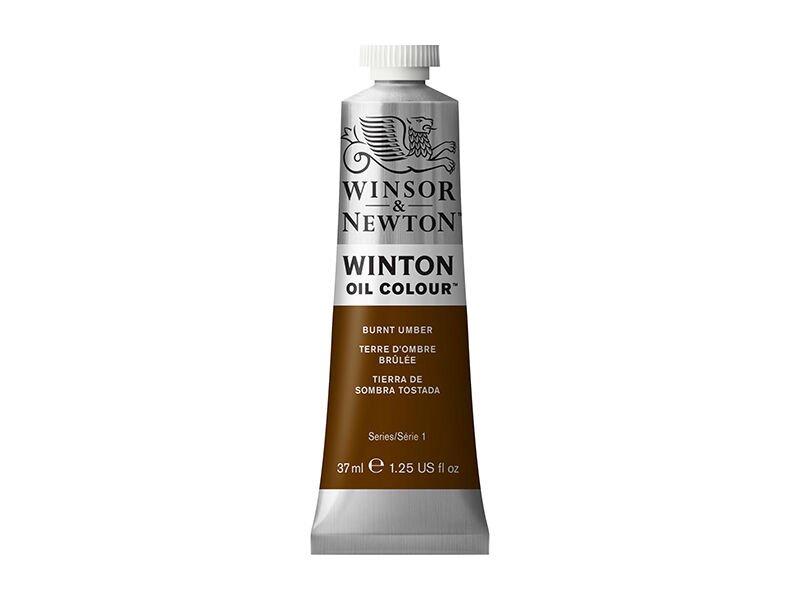 Winton Oil Colour Burnt Umber 076 (3)