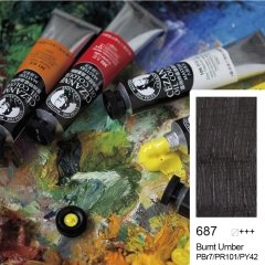 687 Burnt Umber Cezanne Extra Fine Yağlı Boya 45 ml