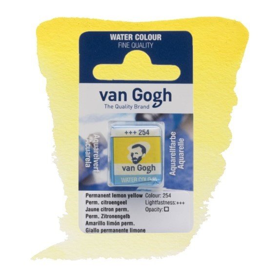 Van Gogh Sulu Boya Tablet Permanent Lemon Yellow 254