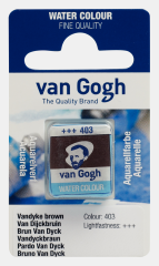 Van Gogh Sulu Boya Tablet Vandyke Brown 403