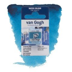 Van Gogh Sulu Boya Tablet Turquoise Blue 522