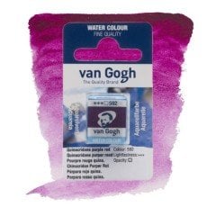 Van Gogh Sulu Boya Tablet Quinacridone Purple Red 592